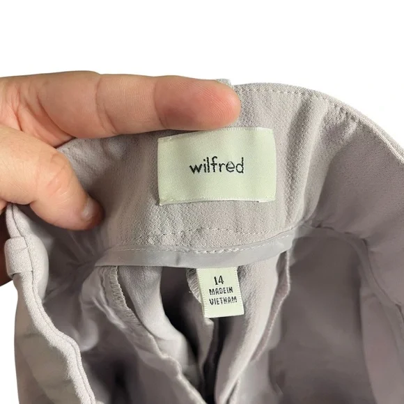 Wilfred Dashwood High waisted pleated crepe pants Size 14 - Picture 4 of 9